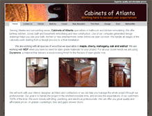 Tablet Screenshot of cabinetsofatlanta.com